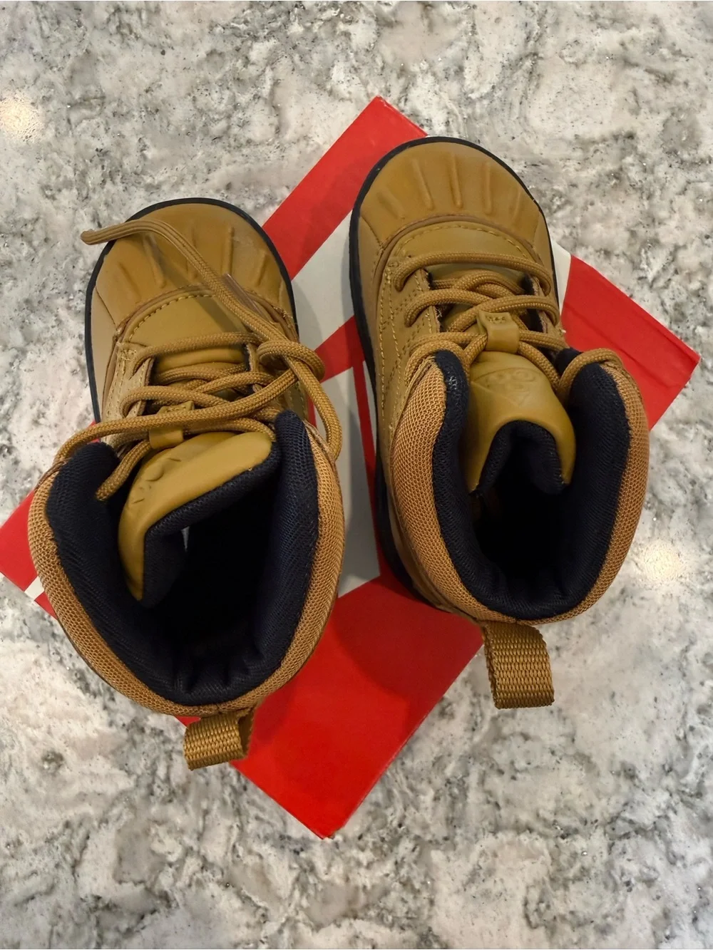 Nike Kids Tan and Black Waterproof Duck Boot Sneakers